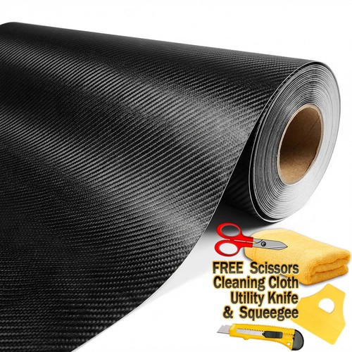 Black carbon fiber - 60",